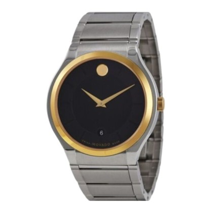 Movado MW-0606480 Black Dial Stainless Steel Men Watch